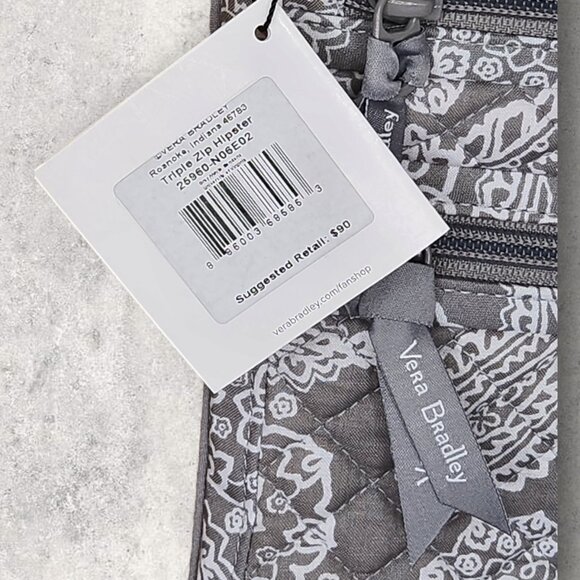 Vera Bradley Collegiate Crossbody - University of Virginia -Gray - NWT - Picture 6 of 8